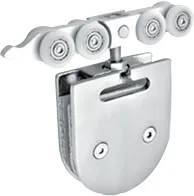Glass Door Sliding Wheel (Round Clamp)